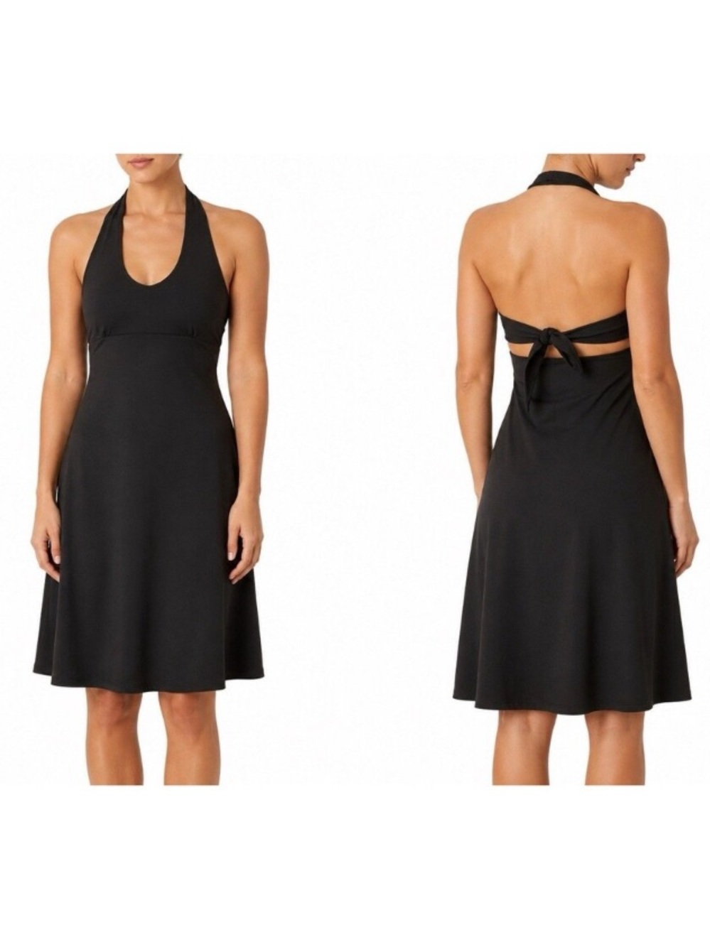 Patagonia Morning Glory Halter
Tie Back Dress Size S Black